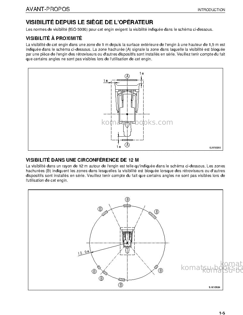 Komatsu d155ax-6jpn Manuel d'utilisation couverture Page 6 Komatsu d155ax-6jpn Manuel d'utilisation couverture Page 6