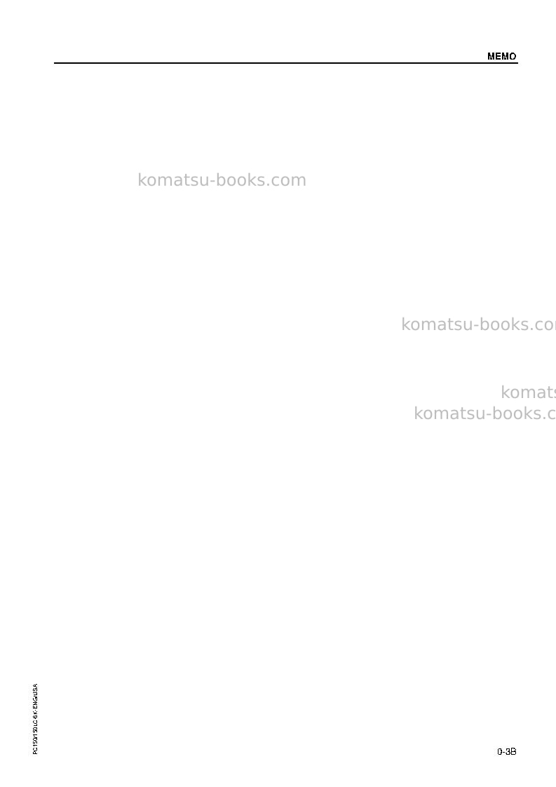 Komatsu pc150-6gbr-k Operation manual cover Page 6 Komatsu pc150-6gbr-k Operation manual cover Page 6