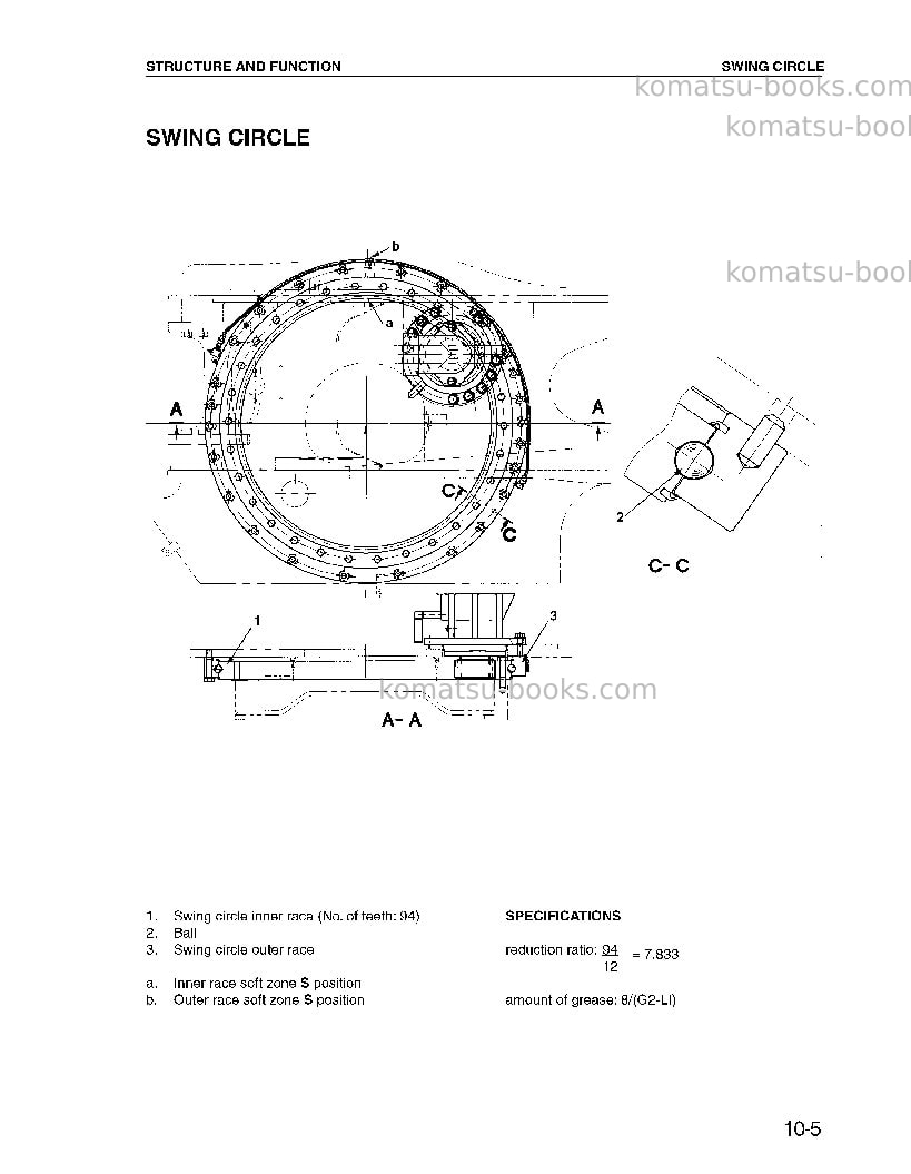 Komatsu pw170es-6gbr-k Repair & maintenance cover Page 6 Komatsu pw170es-6gbr-k Repair & maintenance cover Page 6