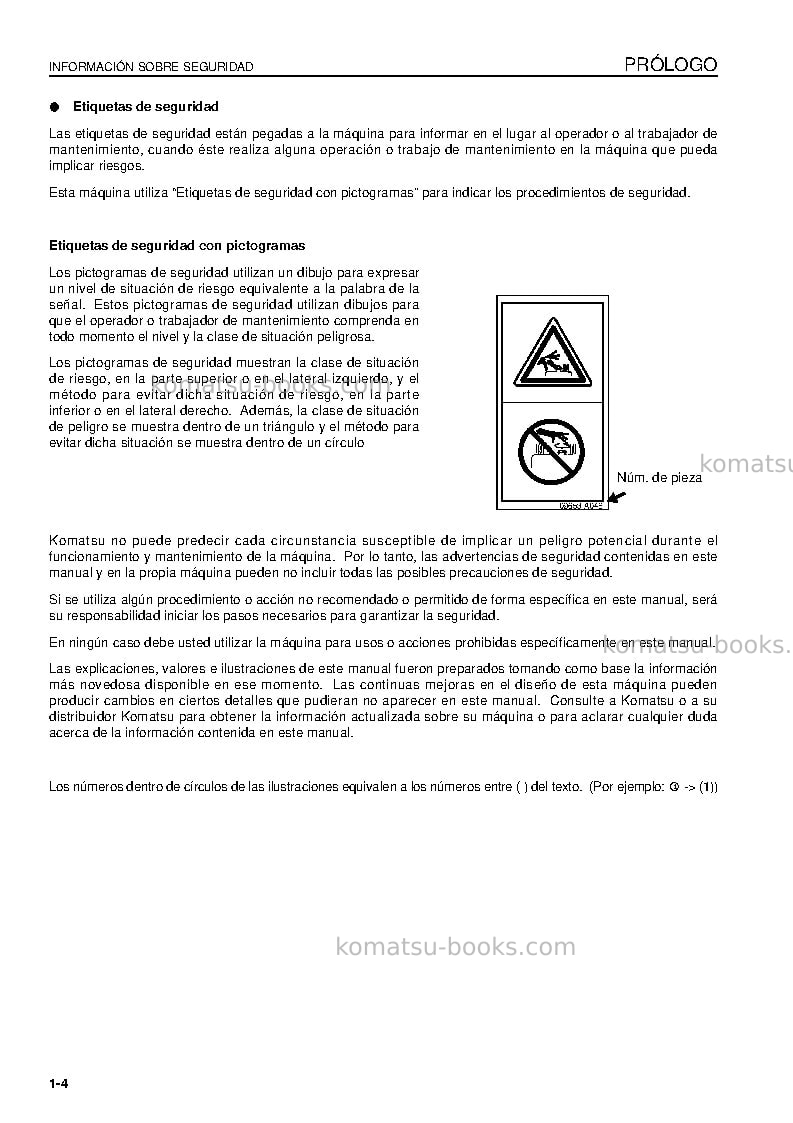Komatsu pc228uslc-3gbr-tier 3 Manual de operación cover Page 6 Komatsu pc228uslc-3gbr-tier 3 Manual de operación cover Page 6