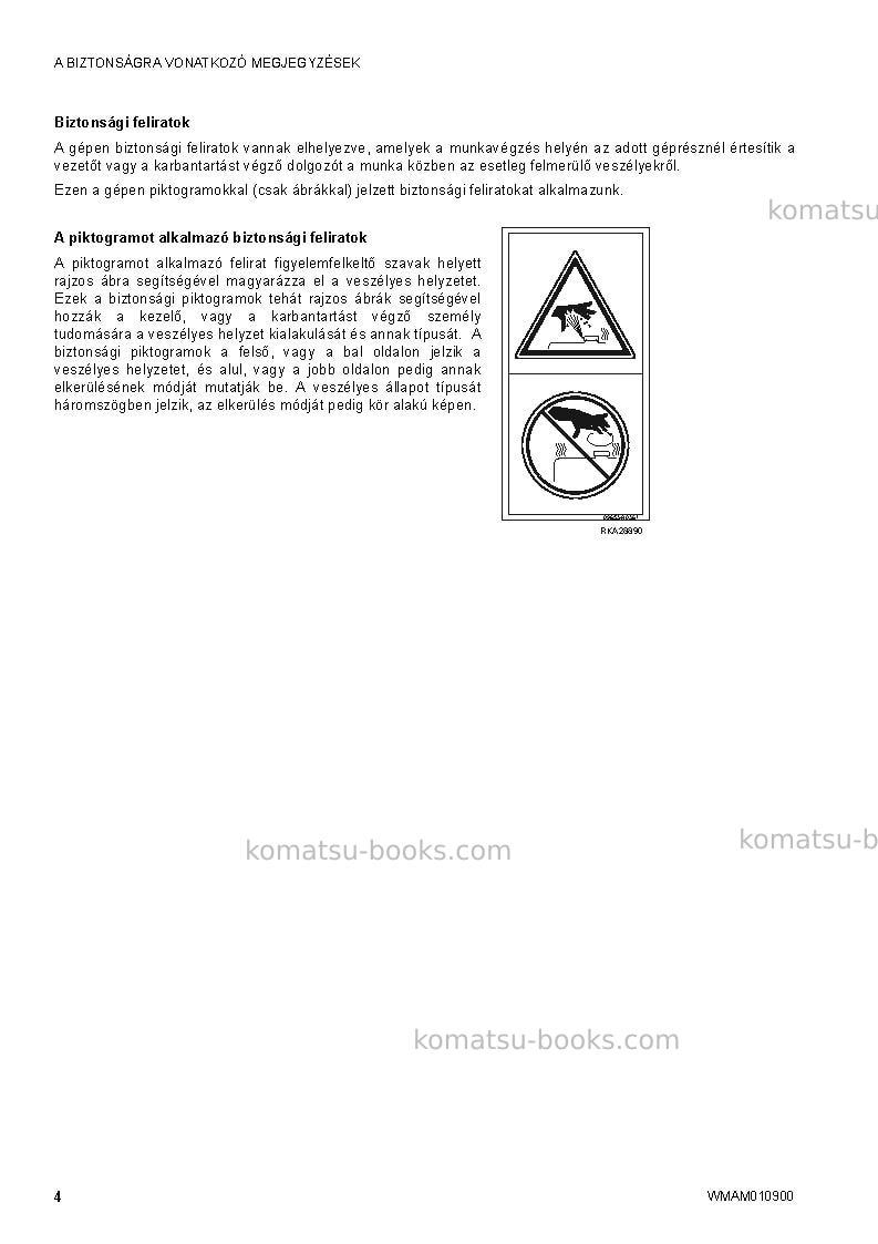 Komatsu sk1026-5ita-turbo Operation manual cover Page 6