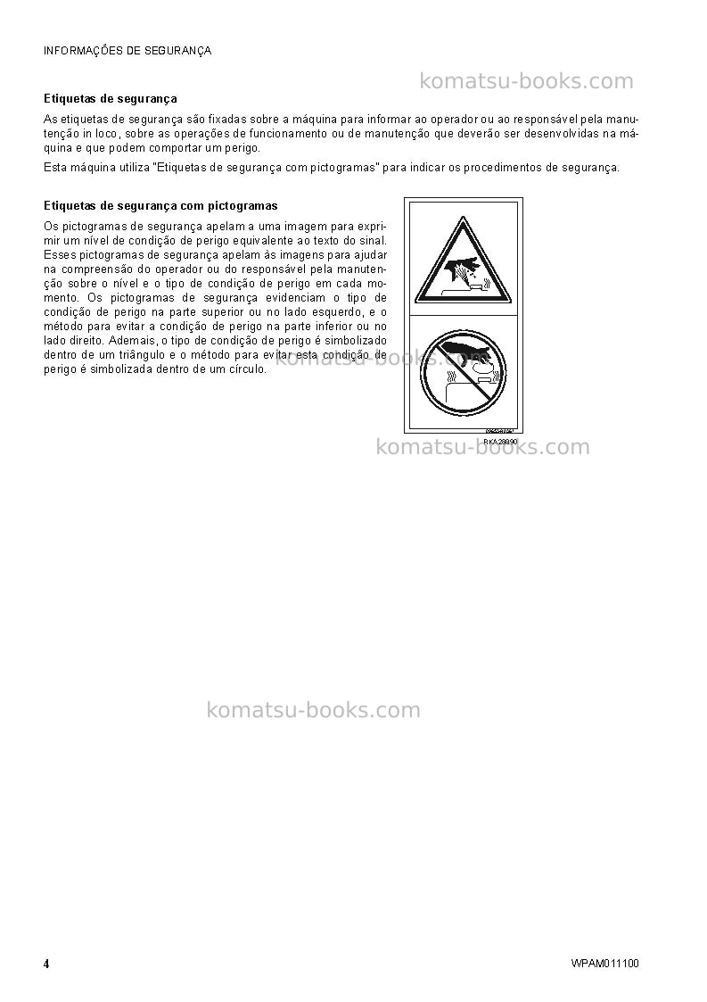 Komatsu ck25-1ita Manual de operação capa Página 6
