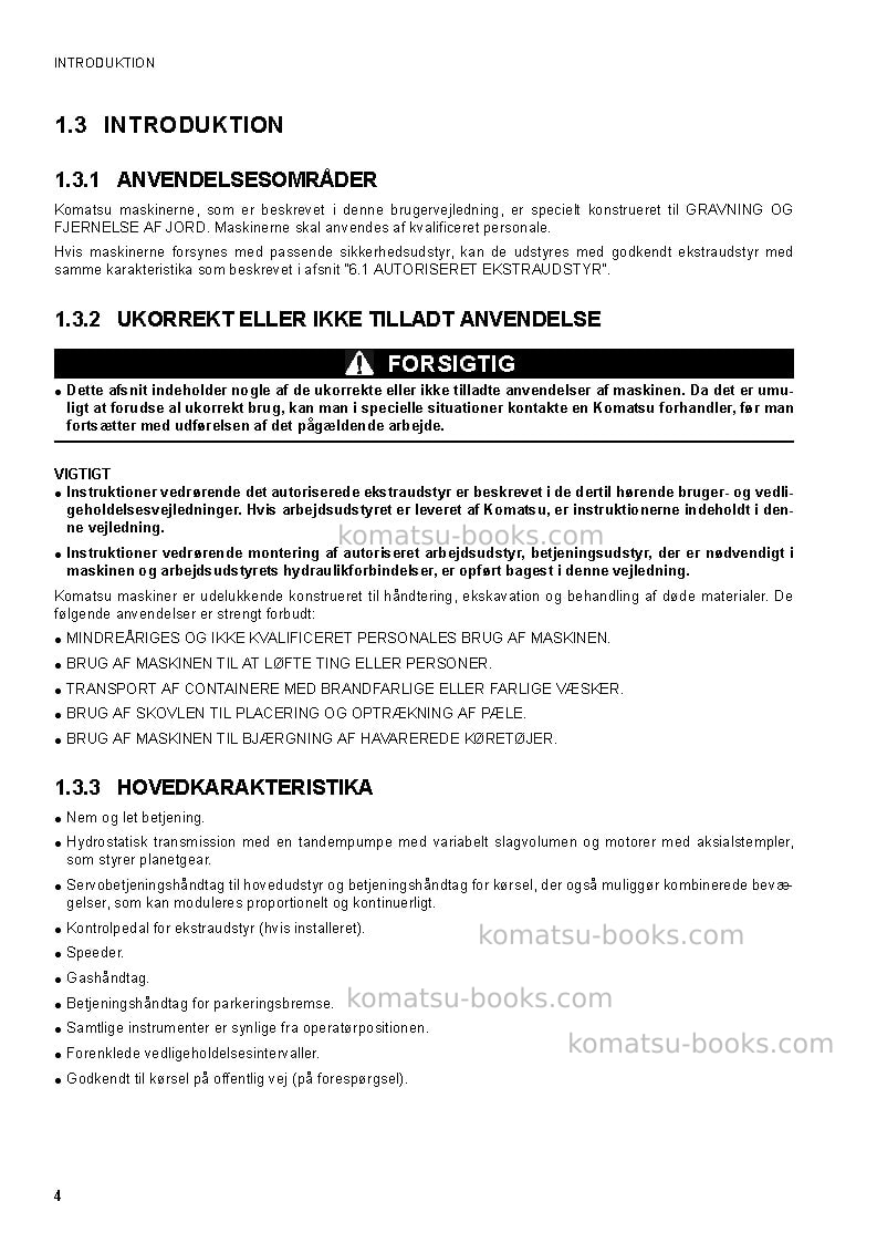 Komatsu ck30-1ita Operation manual cover Page 6