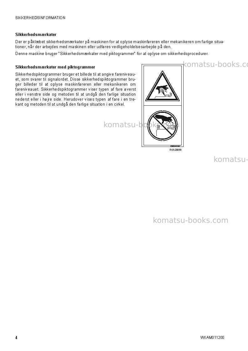Komatsu ck30-1ita Operation manual cover Page 6 Komatsu ck30-1ita Operation manual cover Page 6