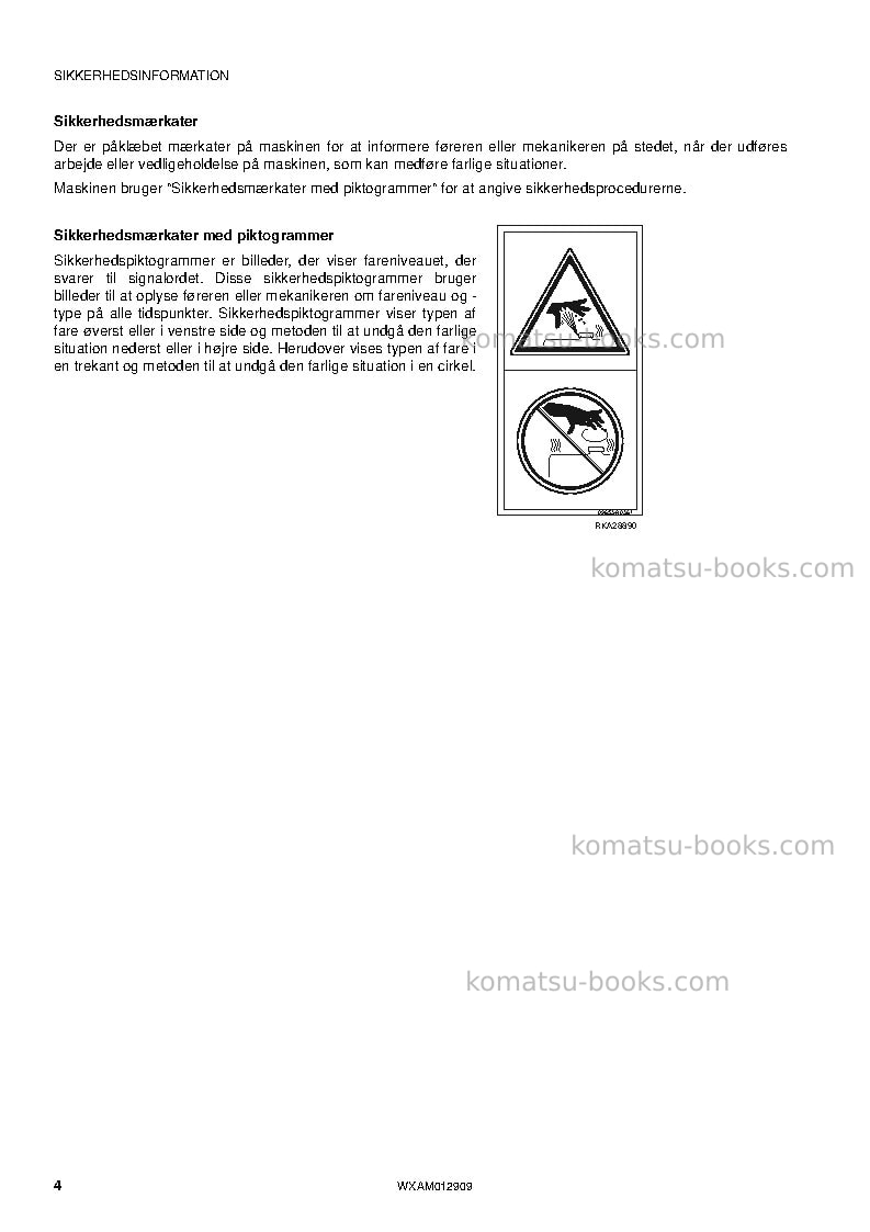 Komatsu pc80mr-3ita Operation manual cover Page 6