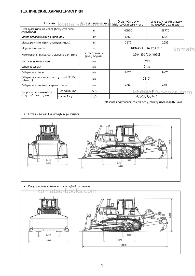 Komatsu d155ax-6jpn Инструкция по сборке в полевых условиях обложка Страница 7