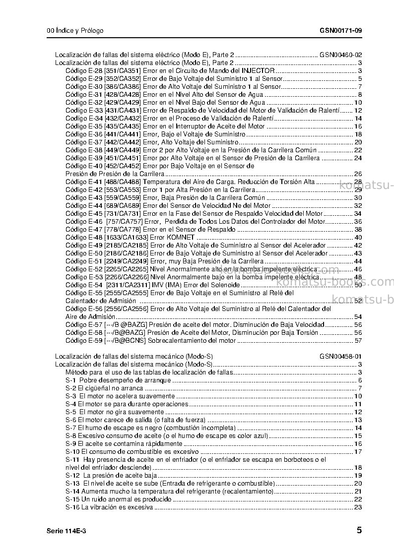 Komatsu 114e-3 seriesjpn Reparación y mantenimiento cover Page 7