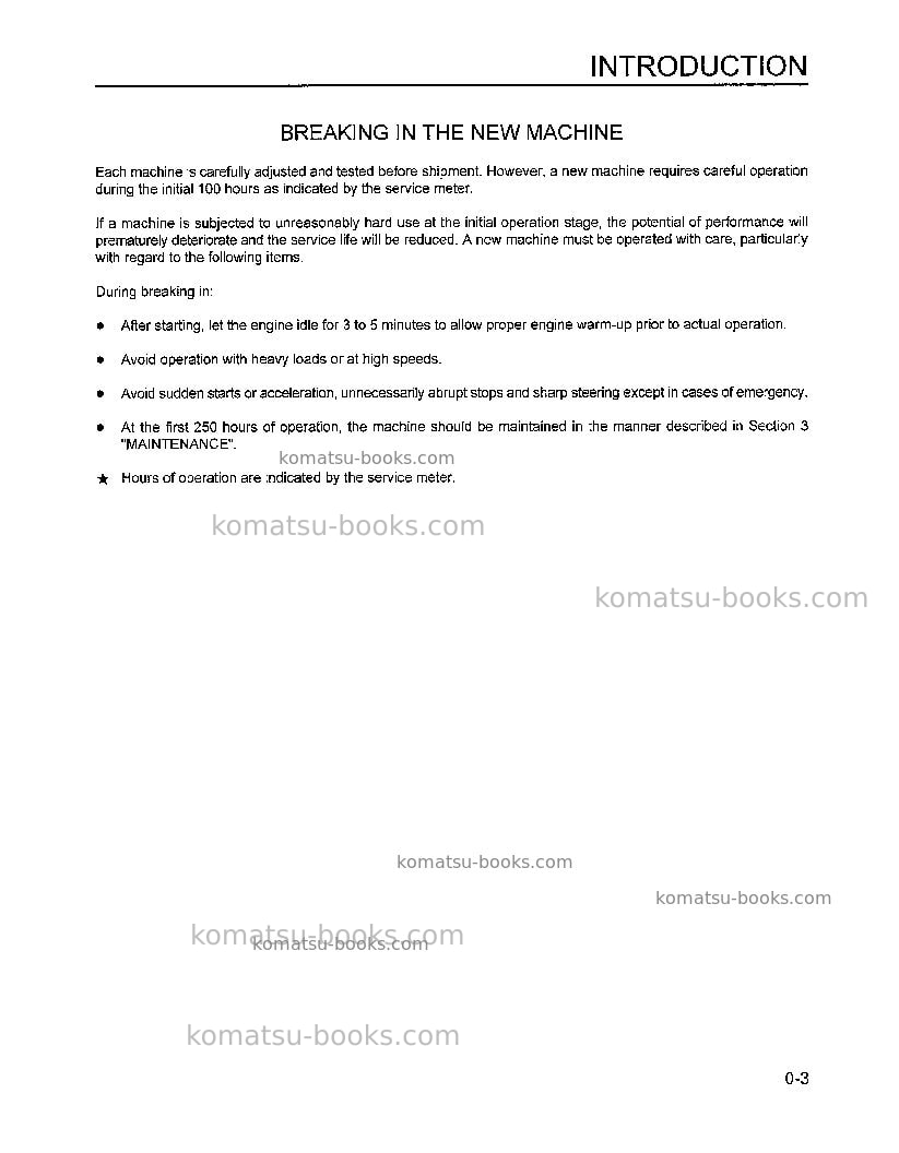Komatsu wa500-1jpn-le Operation manual cover Page 7 Komatsu wa500-1jpn-le Operation manual cover Page 7