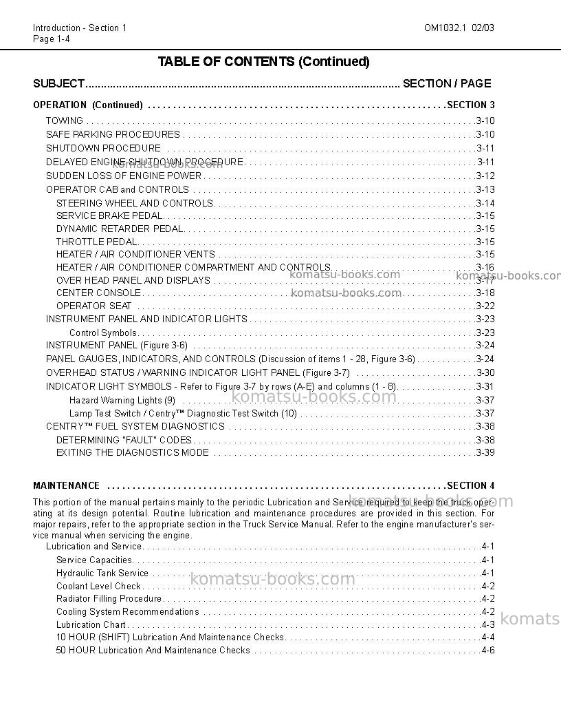 Komatsu 730eusa Operation manual cover Page 7