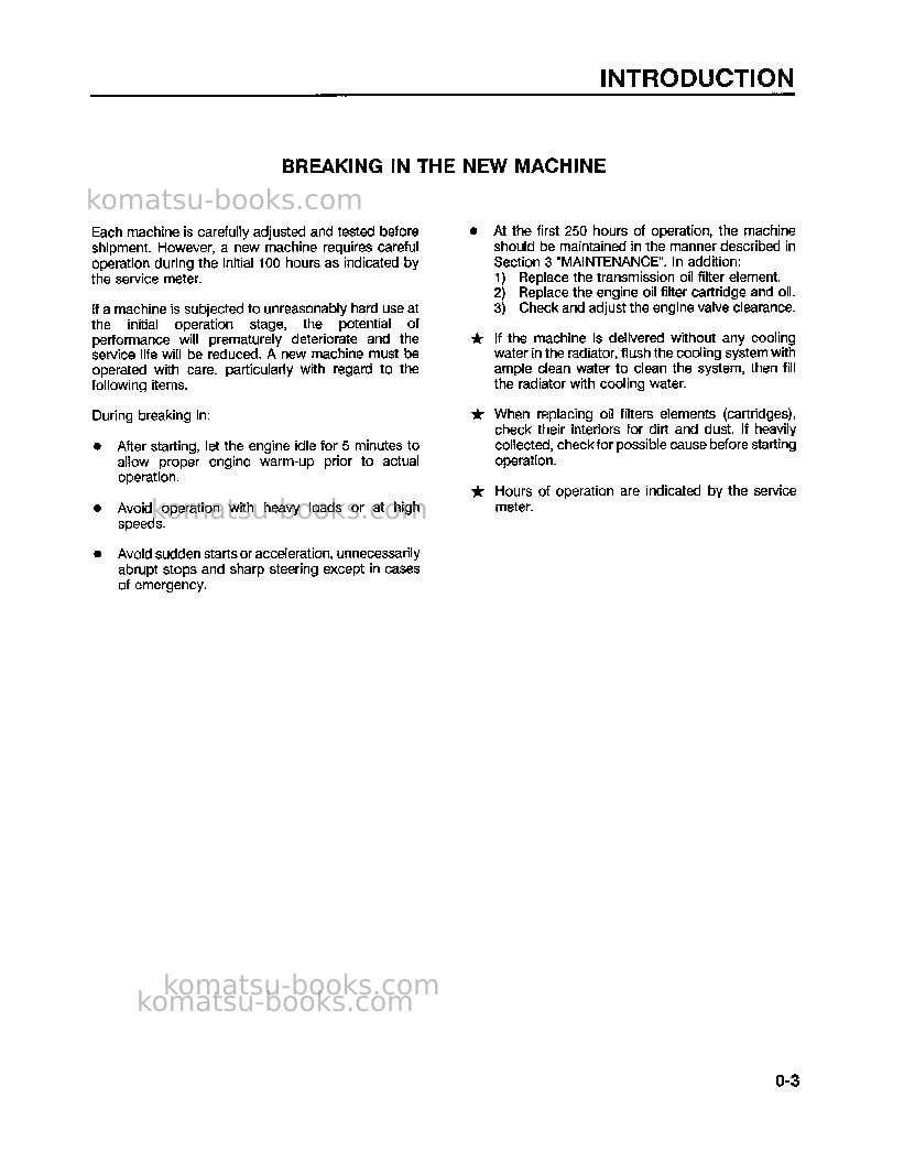 Komatsu wa120-1usa-lc Operation manual cover Page 7 Komatsu wa120-1usa-lc Operation manual cover Page 7