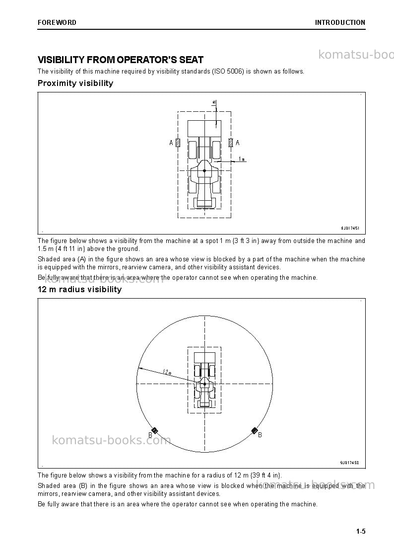 Komatsu wa500-8usa Operation manual cover Page 7 Komatsu wa500-8usa Operation manual cover Page 7