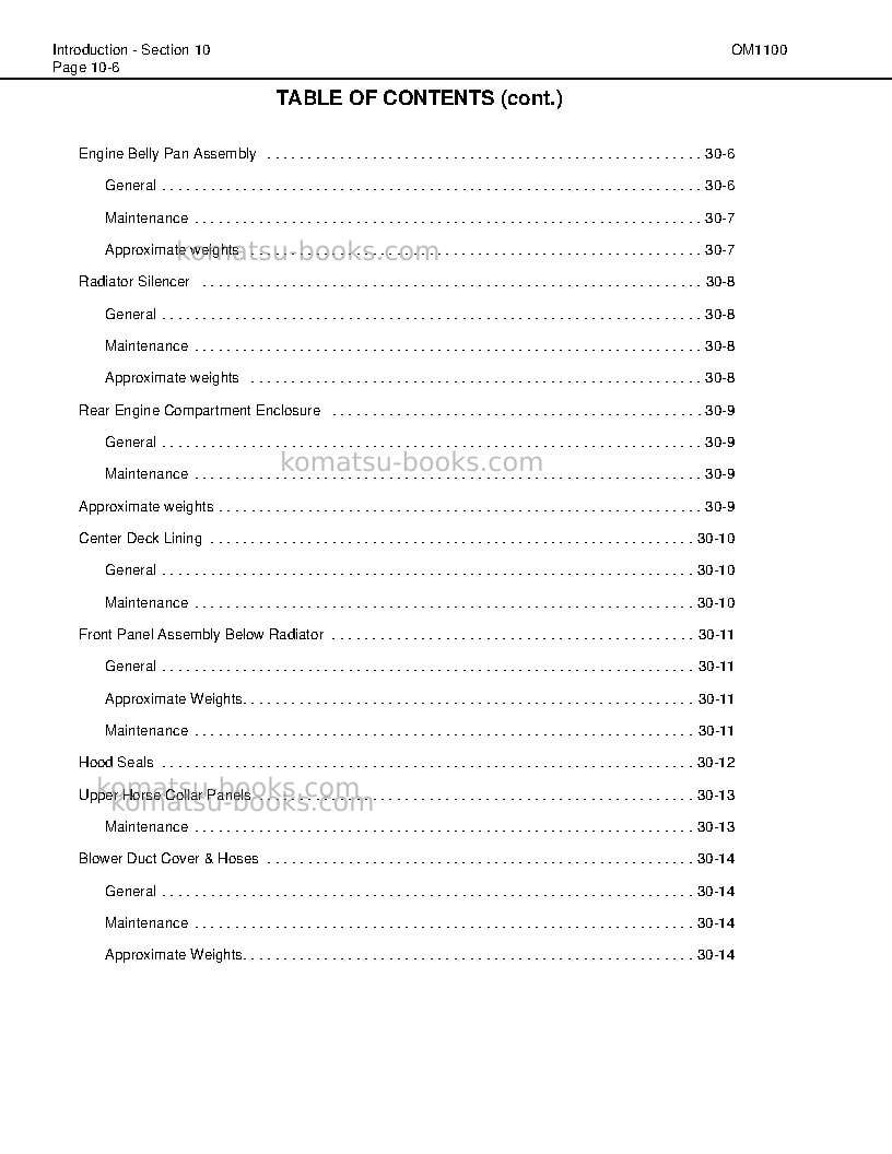 Komatsu 930e-4usa Operation manual cover Page 7 Komatsu 930e-4usa Operation manual cover Page 7