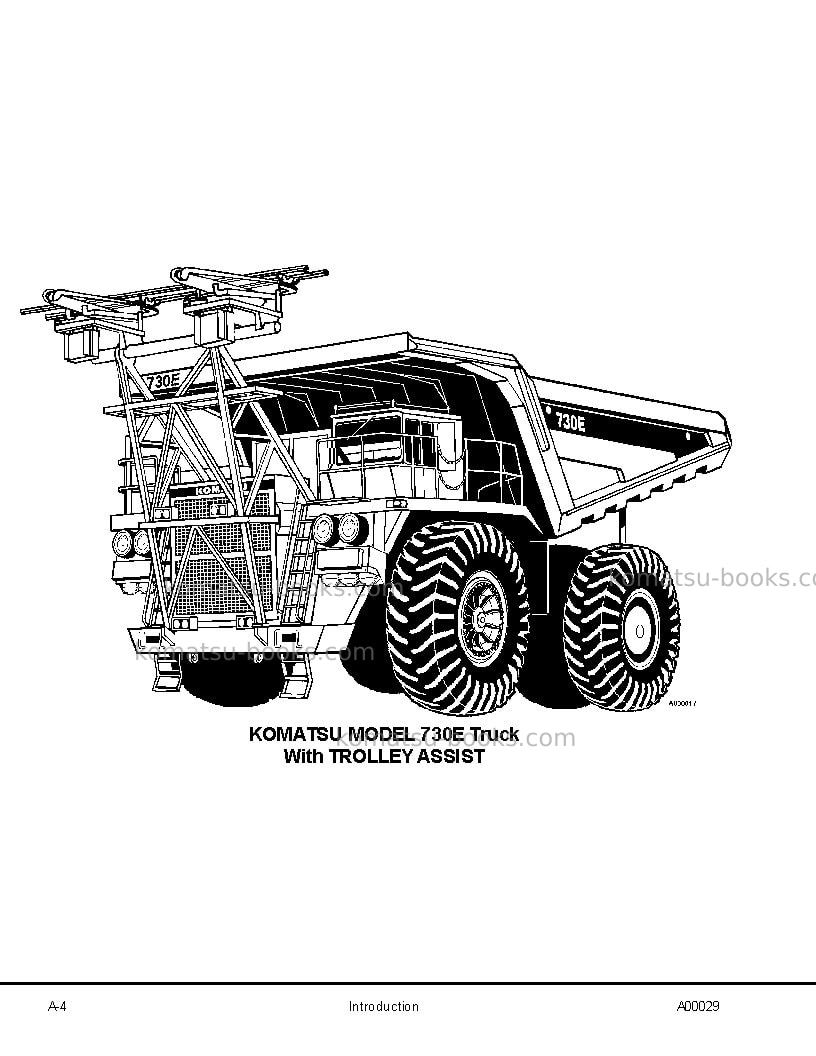 Komatsu 730eusa Repair & maintenance cover Page 7
