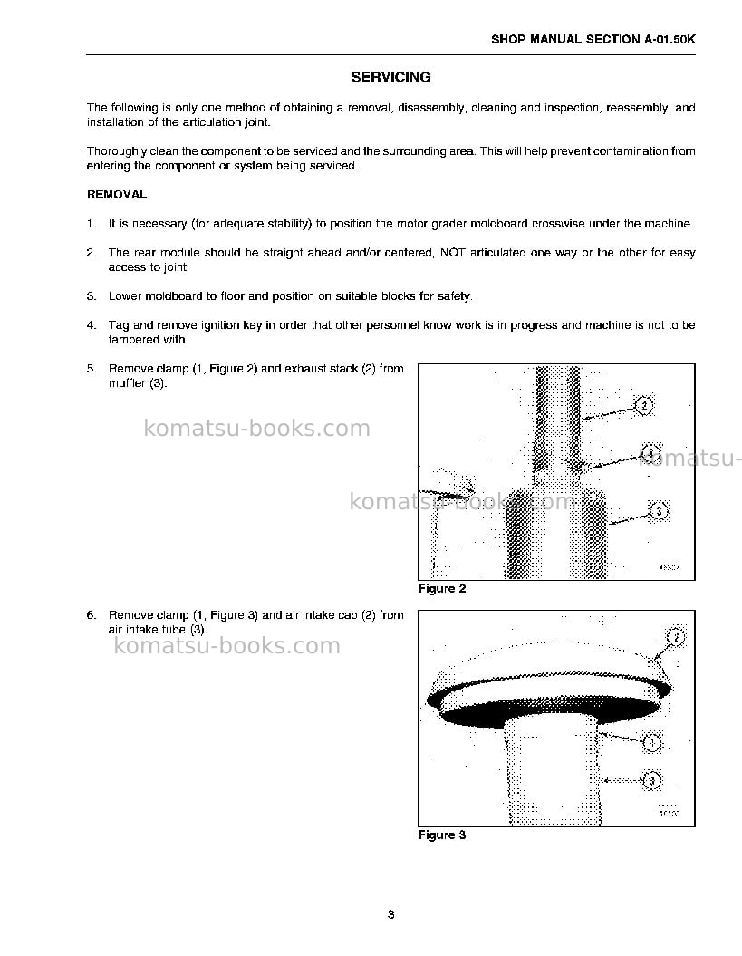 Komatsu gd670a-1usa Repair & maintenance cover Page 7 Komatsu gd670a-1usa Repair & maintenance cover Page 7