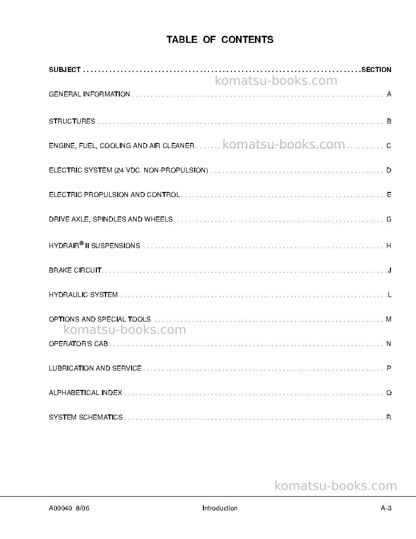 Komatsu 830e-1usa-ac Repair & maintenance cover Page 7