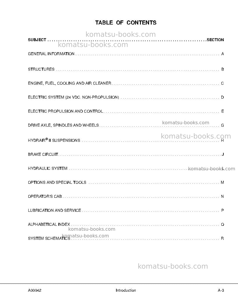 Komatsu 830e-1usa-ac Repair & maintenance cover Page 7