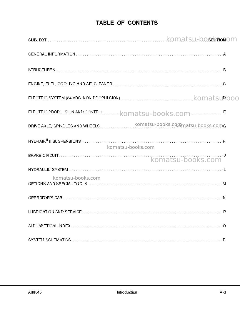 Komatsu 830e-1usa-ac Repair & maintenance cover Page 7