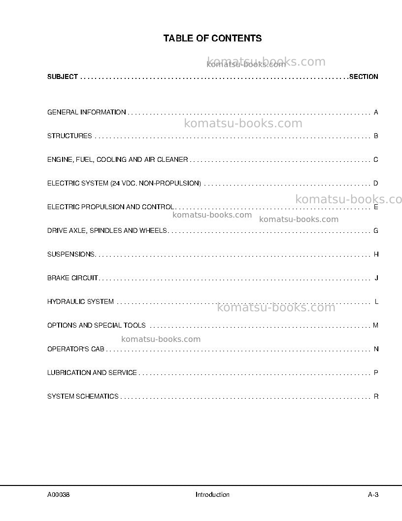 Komatsu 730eusa-with trolley Repair & maintenance cover Page 7