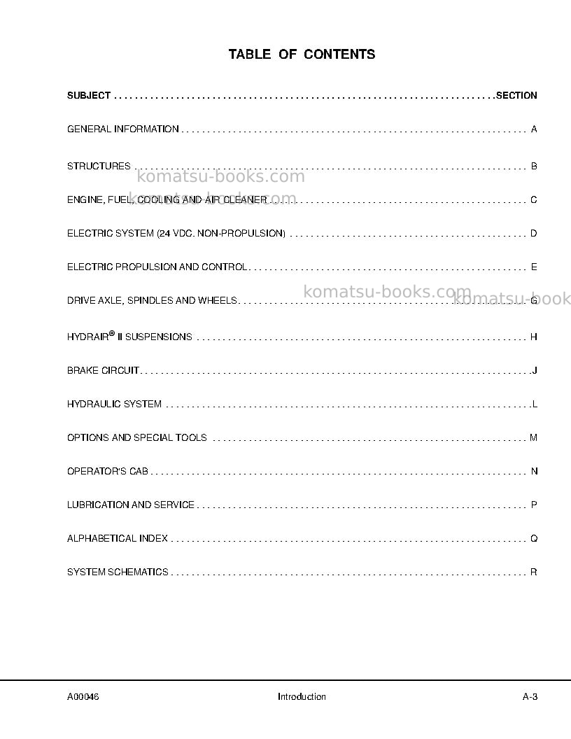 Komatsu 830e-1usa-ac Repair & maintenance cover Page 7
