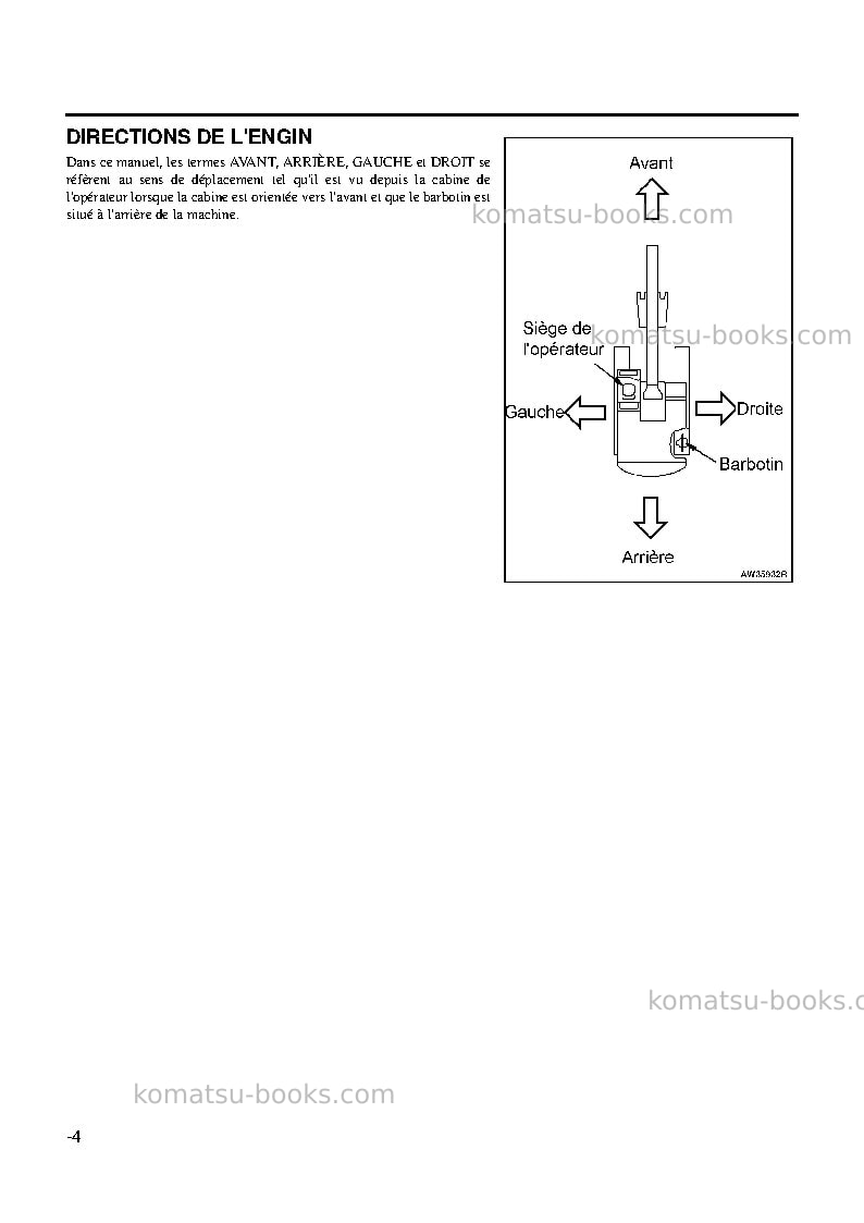 Komatsu pc300hd-7usa-l Manuel d'utilisation couverture Page 7 Komatsu pc300hd-7usa-l Manuel d'utilisation couverture Page 7