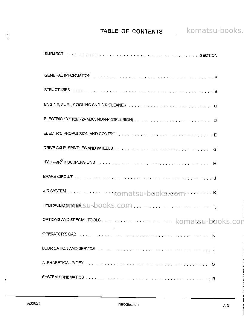 Komatsu 730eusa-with trolley Repair & maintenance cover Page 7