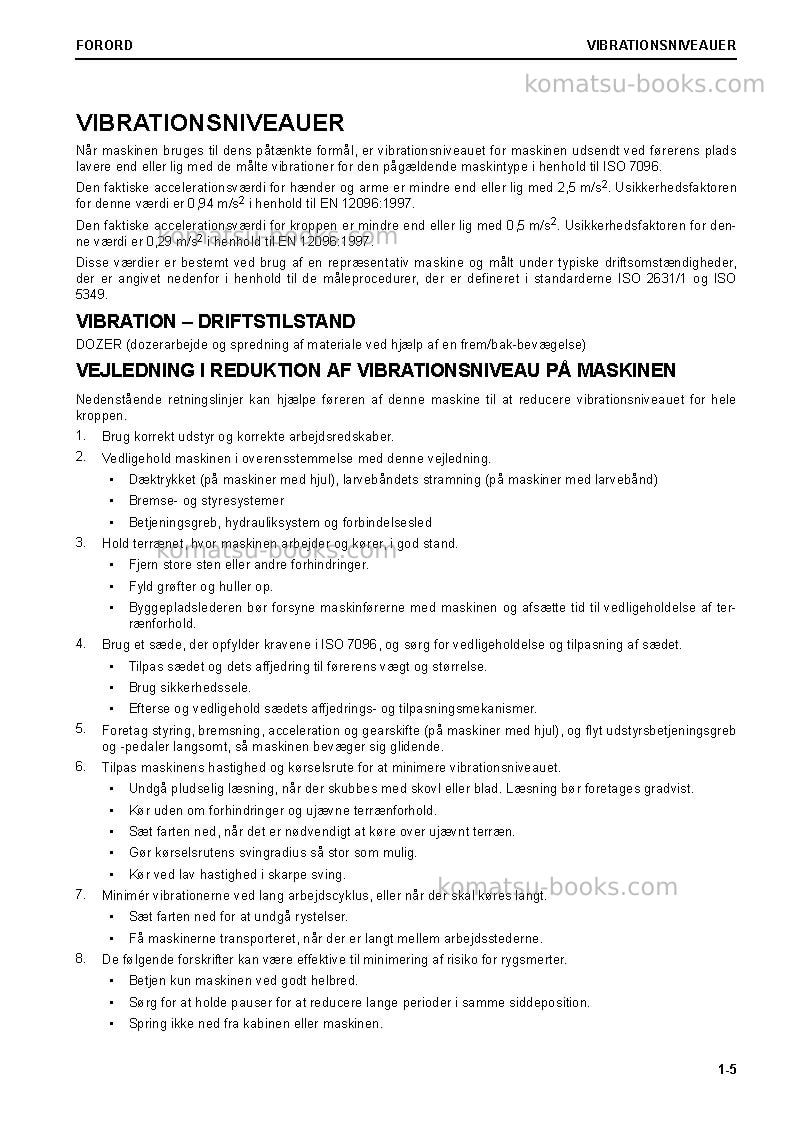 Komatsu d65ex-18jpn Operation manual cover Page 7 Komatsu d65ex-18jpn Operation manual cover Page 7