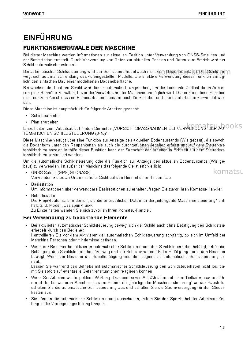 Komatsu d61exi-24jpn Betriebsanleitung Titelseite Seite 7 Komatsu d61exi-24jpn Betriebsanleitung Titelseite Seite 7
