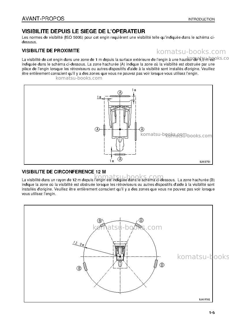 Komatsu wa900-3jpn Руководство по эксплуатации обложка Страница 7 Komatsu wa900-3jpn Руководство по эксплуатации обложка Страница 7