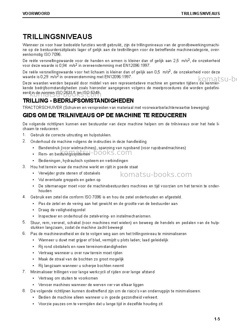 Komatsu d65px-18jpn Operation manual cover Page 7