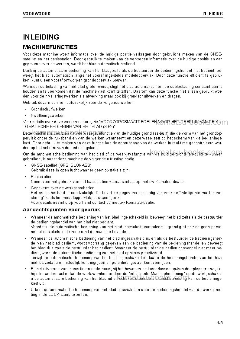 Komatsu d65pxi-18jpn Operation manual cover Page 7 Komatsu d65pxi-18jpn Operation manual cover Page 7