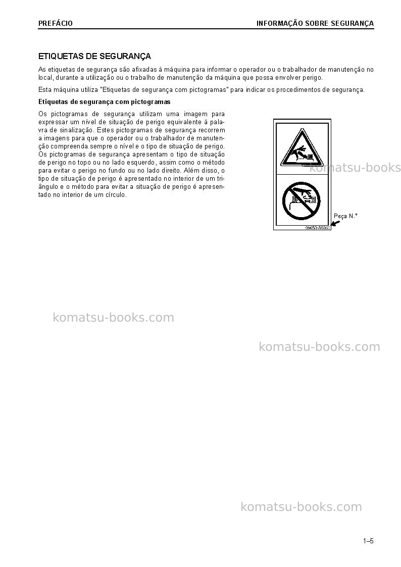 Komatsu d37px-23jpn Manual de operação capa Página 7