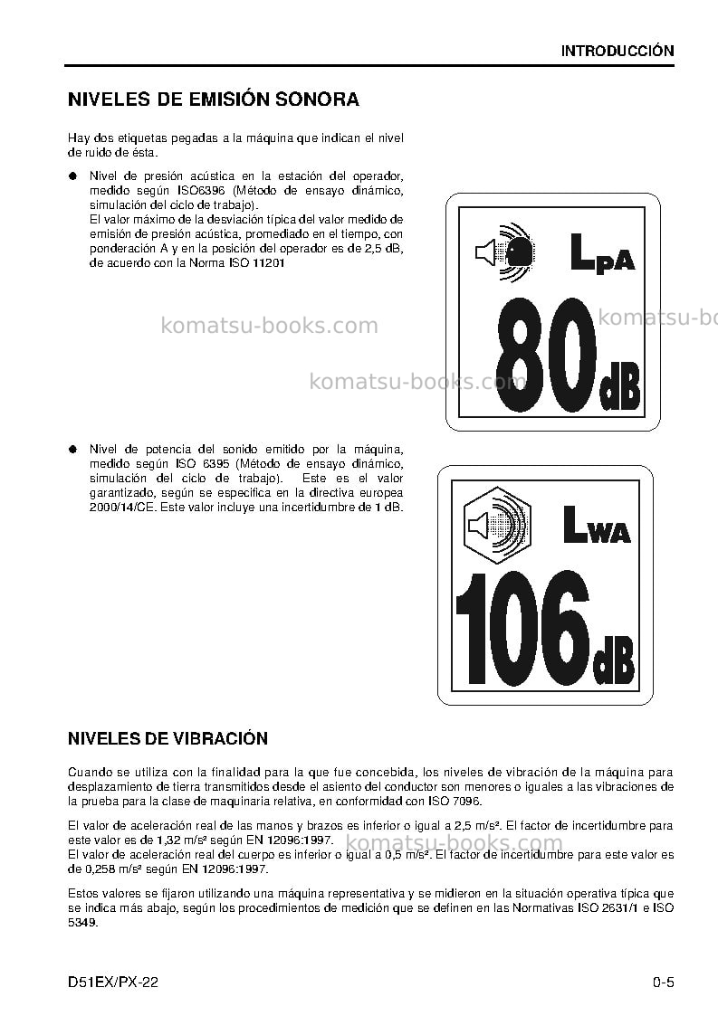 Komatsu d51ex-22bra Manual de operación cover Page 7 Komatsu d51ex-22bra Manual de operación cover Page 7