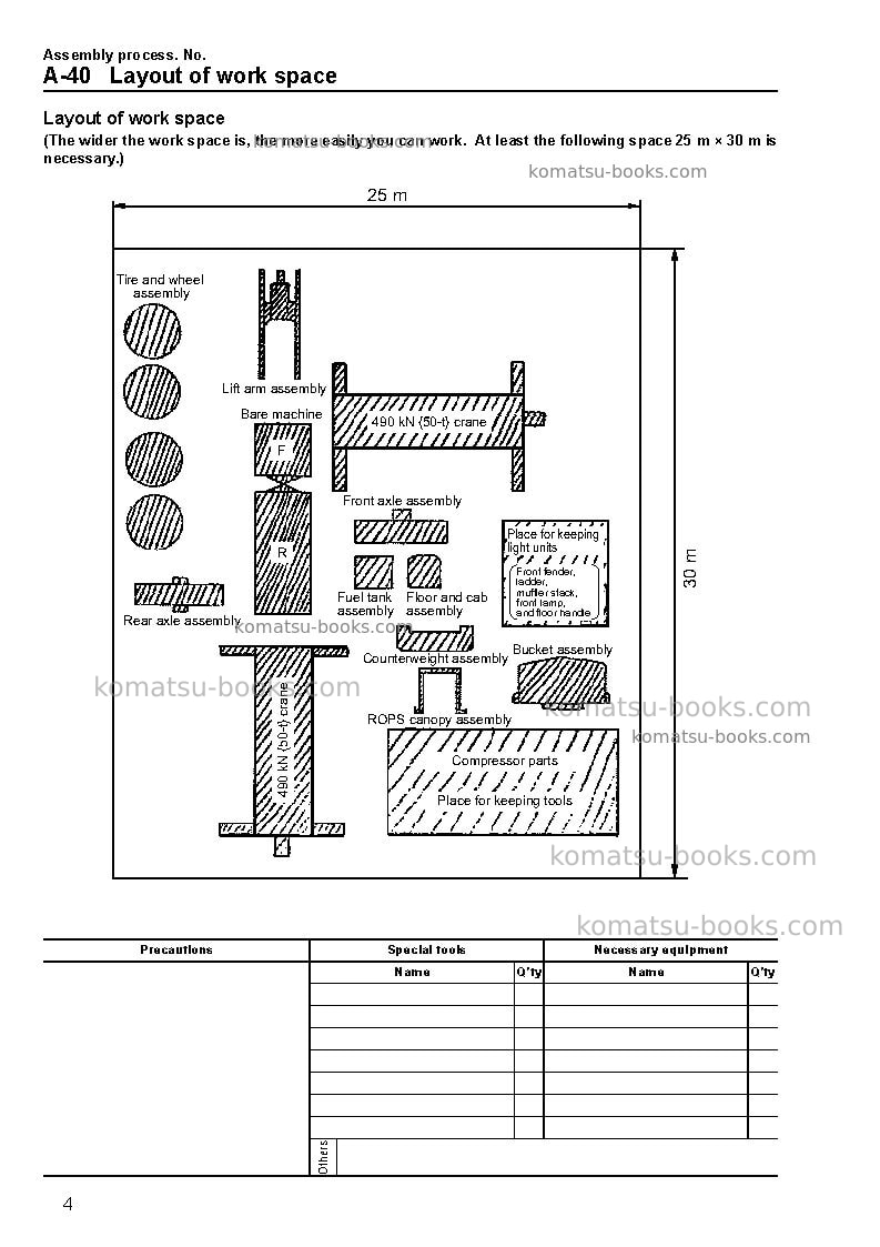 Komatsu wa800-3jpn Field assembly manual cover Page 7 Komatsu wa800-3jpn Field assembly manual cover Page 7