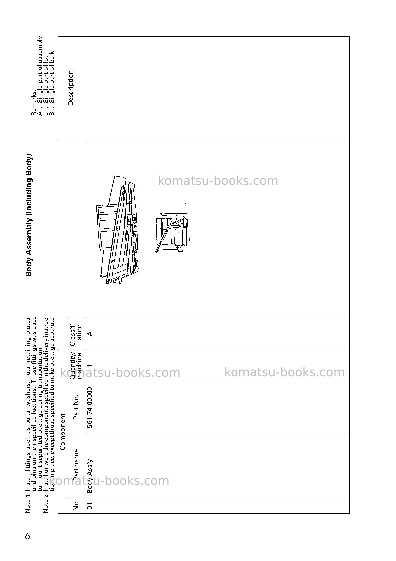 Komatsu hd985-5jpn Field assembly manual cover Page 7