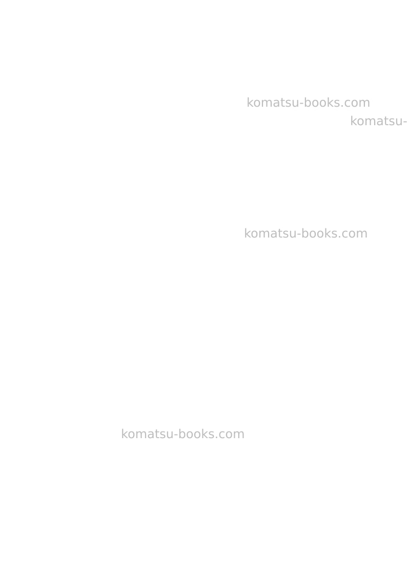 Komatsu hd785-7jpn Field assembly manual cover Page 7 Komatsu hd785-7jpn Field assembly manual cover Page 7