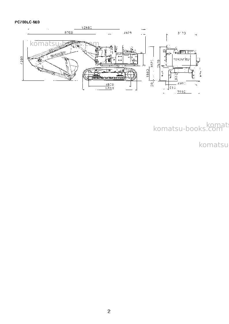 Komatsu pc650lc-8jpn-e0 Field assembly manual cover Page 7 Komatsu pc650lc-8jpn-e0 Field assembly manual cover Page 7