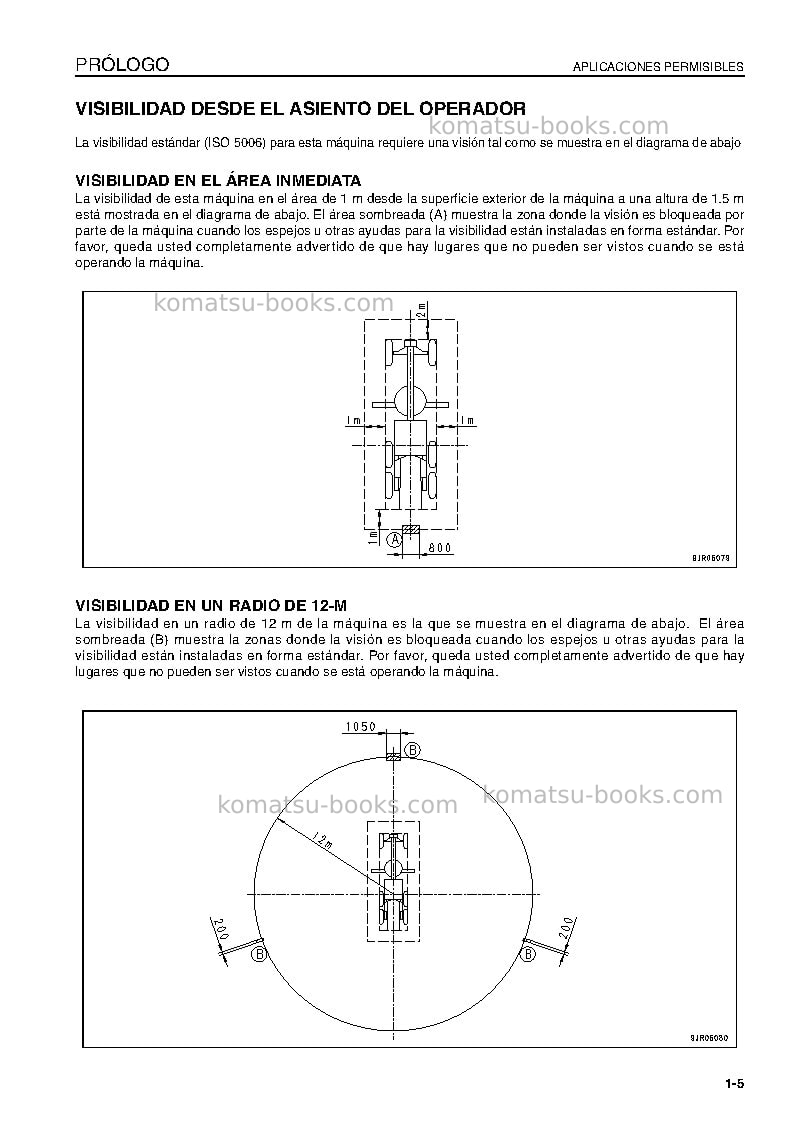 Komatsu gd675-3jpn-e0 Manual de operación cover Page 7