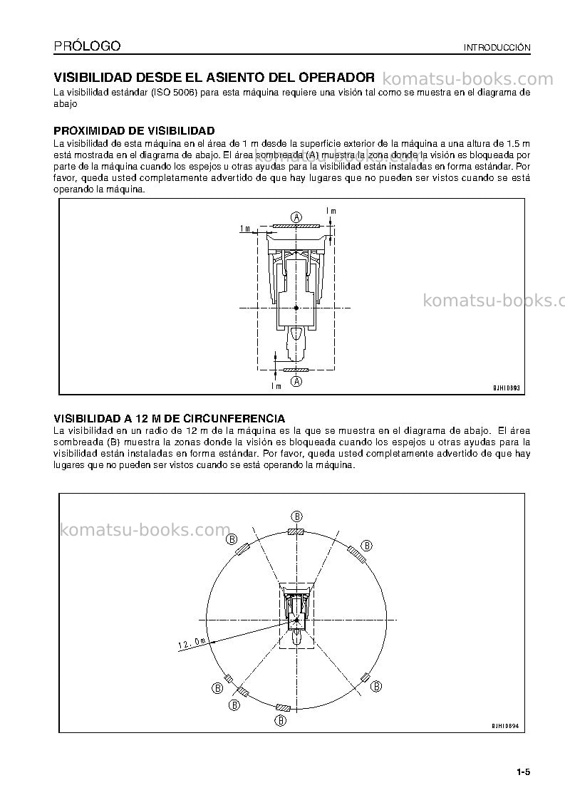 Komatsu d155ax-6jpn Manual de operación cover Page 7 Komatsu d155ax-6jpn Manual de operación cover Page 7