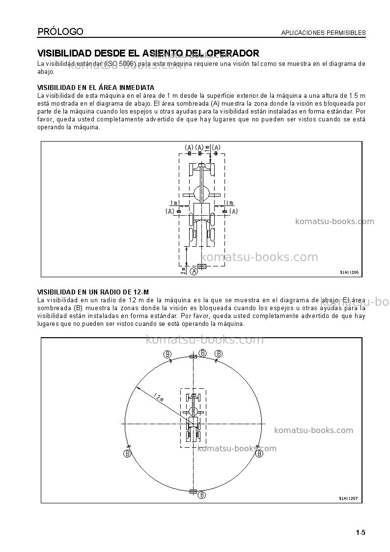 Komatsu gd675-5jpn Manual de operación cover Page 7 Komatsu gd675-5jpn Manual de operación cover Page 7