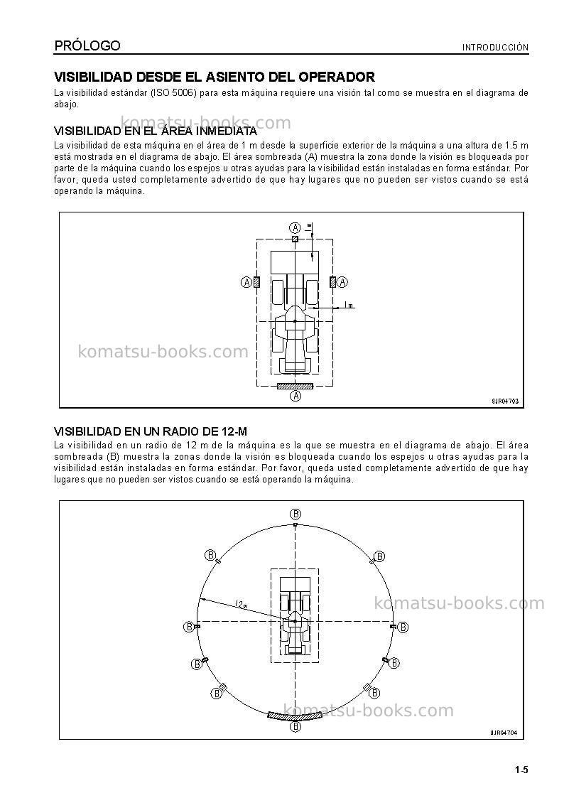 Komatsu wa500-6jpn-r Manual de operación cover Page 7 Komatsu wa500-6jpn-r Manual de operación cover Page 7