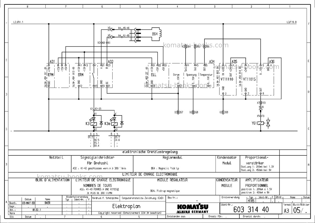 Komatsu h185sdeu Repair & maintenance cover Page 7