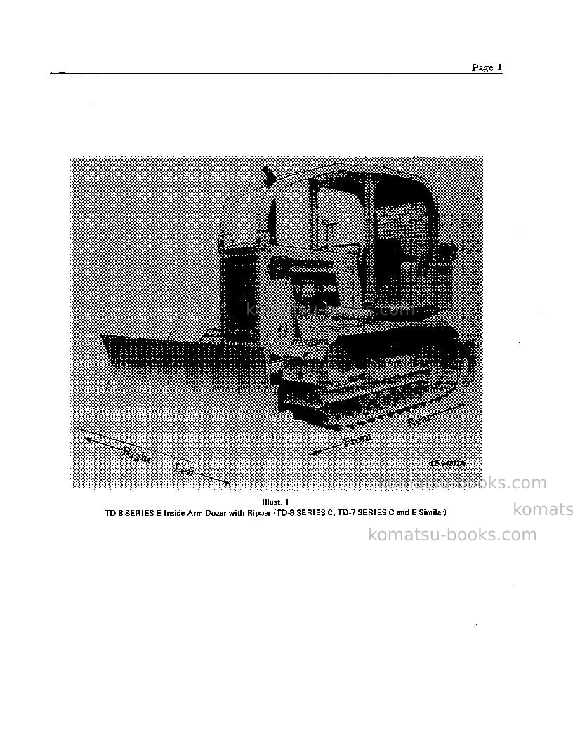 Komatsu 125c Repair & maintenance cover Page 7