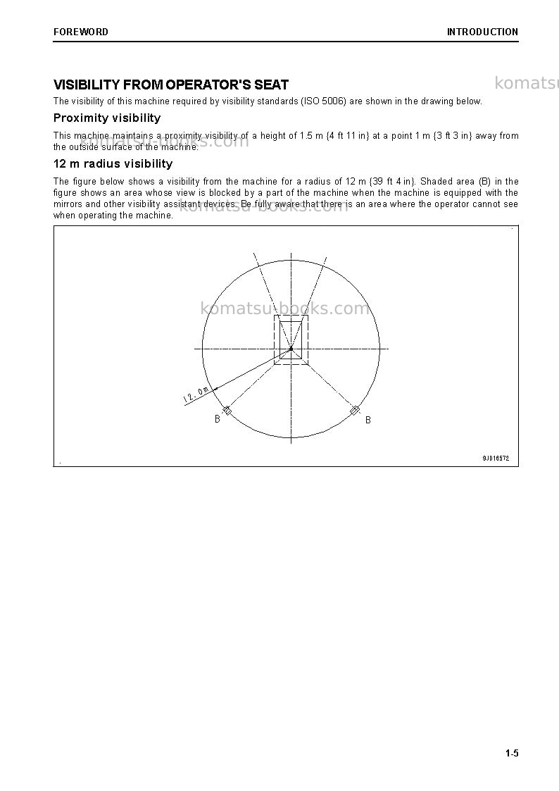 Komatsu d61ex-24bra Operation manual cover Page 7 Komatsu d61ex-24bra Operation manual cover Page 7