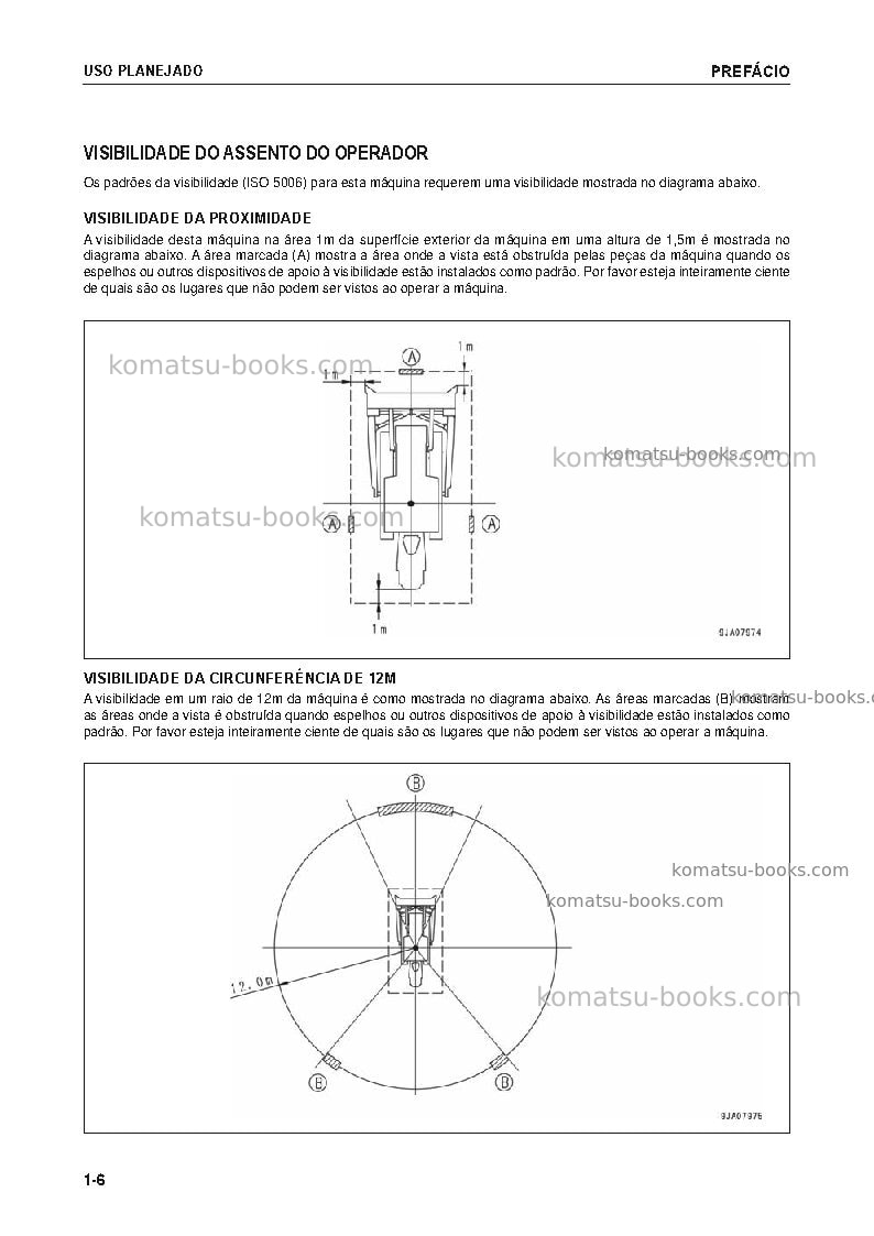 Komatsu d85ex-15jpn-e0 Manual de operação capa Página 7