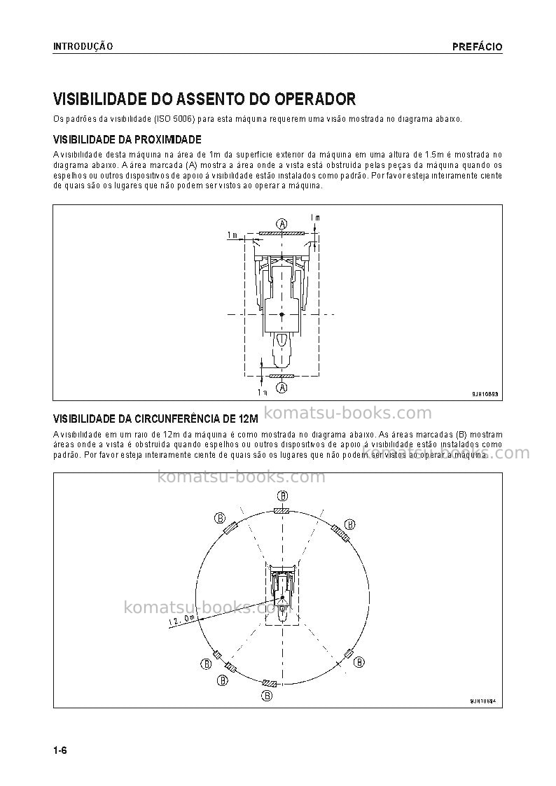 Komatsu d155ax-6jpn Manual de operação capa Página 7