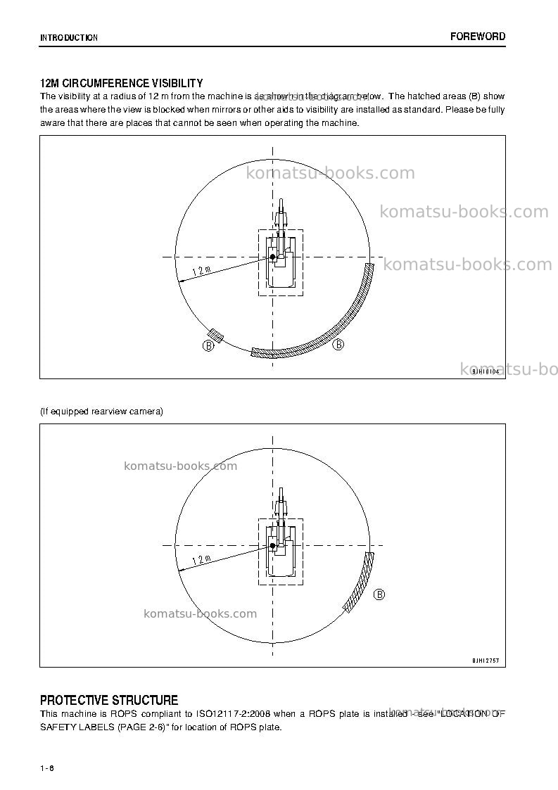 Komatsu pc400se-8idn-r Operation manual cover Page 7 Komatsu pc400se-8idn-r Operation manual cover Page 7