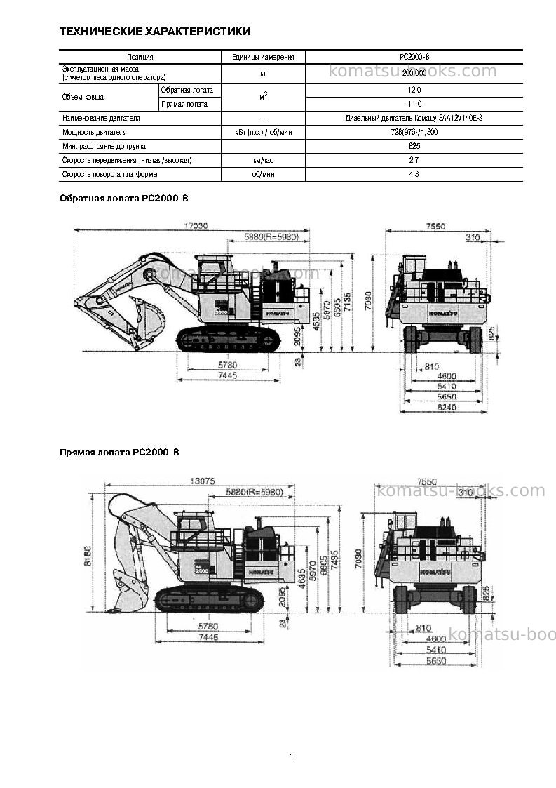 Komatsu pc2000-8jpn Инструкция по сборке в полевых условиях обложка Страница 7