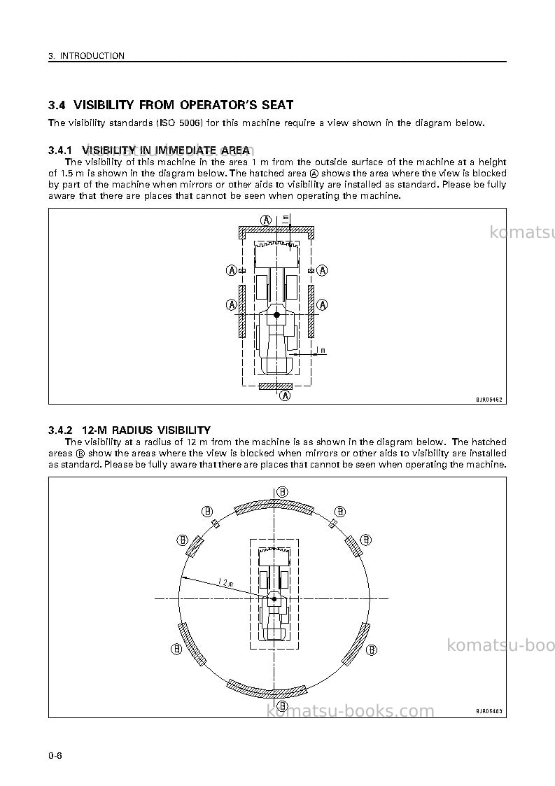 Komatsu wa900-3jpn Operation manual cover Page 7 Komatsu wa900-3jpn Operation manual cover Page 7