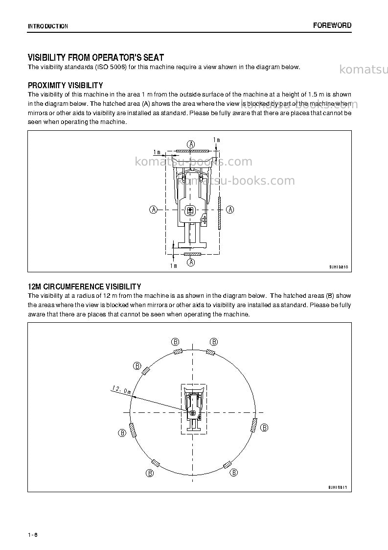 Komatsu d275a-5jpn-w/o egr Operation manual cover Page 7 Komatsu d275a-5jpn-w/o egr Operation manual cover Page 7