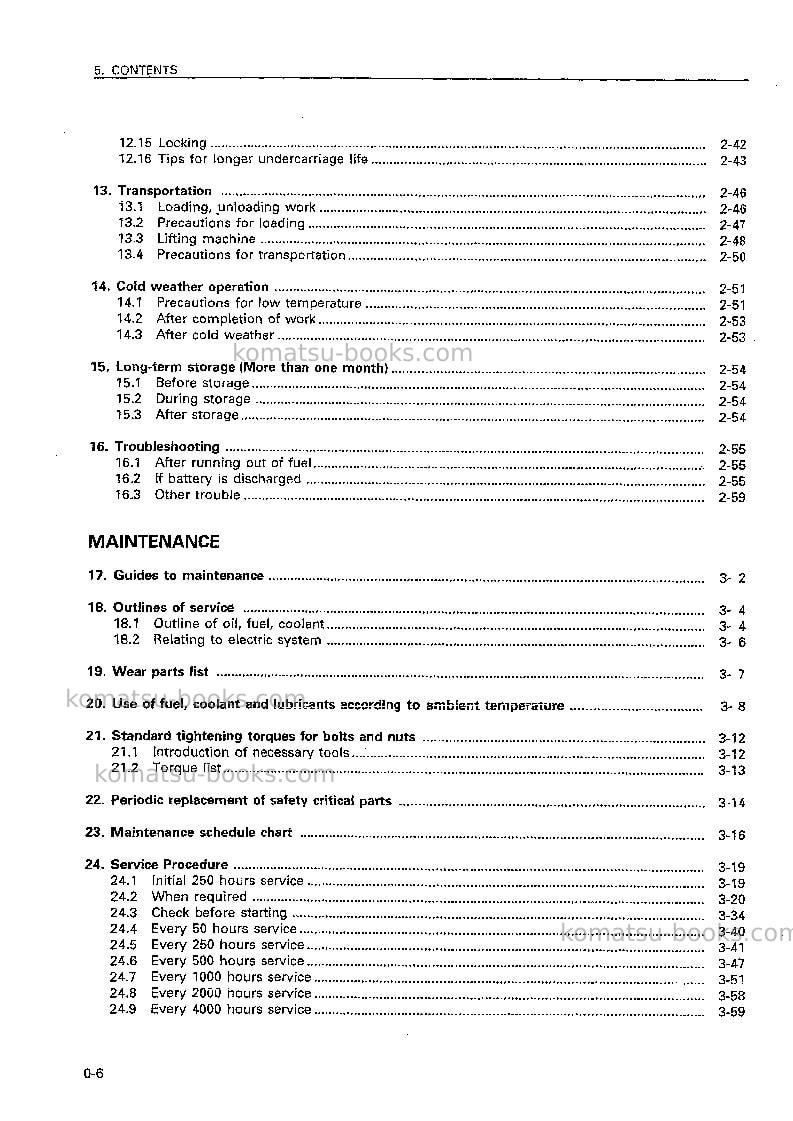 Komatsu d37p-5jpn-a Operation manual cover Page 7 Komatsu d37p-5jpn-a Operation manual cover Page 7